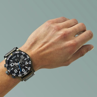Nixon chrono black on sale